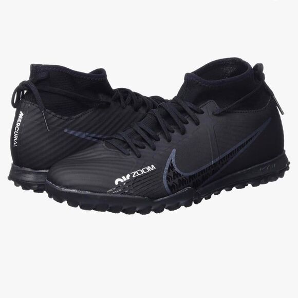 Nike Mercurial DJ5629-001 Zoom Superfly 9 Academy Turf Soccer Cleats Men's 8.5 - Picture 10 of 11